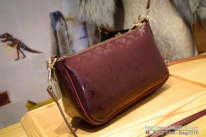 COACH蔻馳 海外代購 正品開版 頭層皮皮 coach56518 新款小單肩包  Chz1147